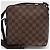 Borsa a Spalla Louis Vuitton Damier Monogram Olaf PM Marrone - vista 2