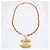 Collana con pendente Chanel Matelassé Gold D'oro - vista 6