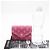 Cartera Victorine Monogram Denim Louis Vuitton Rosa Fucsia - vista 3