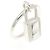 Hermès Anello Band Cadena Hermes Kelly Argento