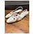 Chanel Ballerine Slingback in Vernice Bianca Ricamata Bianco Multicolore - vista 8