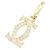 Collana con pendente Cartier 2C Charm D'oro