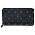 Louis Vuitton Monogram Eclipse Zippy Organizer NM M82081 Marrone Nero