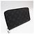 Louis Vuitton Monogram Eclipse Zippy Organizer NM M82081 Marrone Nero - vista 3