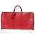 LOUIS VUITTON Epi Keepall 55 Borsa Boston Rossa M42957 LV Auth 189584V Rosso - vista 13