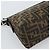 FENDI Zucca Canvas Mamma Baguette Borsa a Spalla Nero Marrone Auth 190180SAV - vista 17