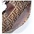 FENDI Zucca Canvas Mamma Baguette Borsa a Spalla Nero Marrone Auth 190180SAV - vista 24