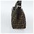 FENDI Zucca Canvas Mamma Baguette Borsa a Spalla Nero Marrone Auth 190180SAV - vista 4