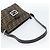 FENDI Zucca Canvas Mamma Baguette Borsa a Spalla Nero Marrone Auth 190180SAV - vista 7