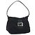 FENDI Handtasche Baumwolle Schwarz Silber Auth mr2595