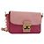 Borsa a Spalla Miu Miu in Pelle Rosa e Oro Auth 190333A D'oro
