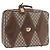 GUCCI GG Supreme Trunk PVC Beige Oro Autentico 187964 D'oro