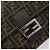 FENDI Zucca Canvas Mamma Baguette Shoulder Bag Black Brown Auth BA13733V Marrone Nero - vista 18