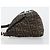 FENDI Zucca Canvas Mamma Baguette Shoulder Bag Black Brown Auth BA13733V Marrone Nero - vista 4