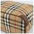Borsa a Spalla Burberrys Nova Check in Tela Beige e Oro Auth 189972A D'oro - vista 10
