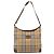 Borsa a Spalla Burberrys Nova Check in Tela Beige e Oro Auth 189972A D'oro - vista 13