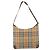 Borsa a Spalla Burberrys Nova Check in Tela Beige e Oro Auth 189972A D'oro - vista 2