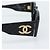 Occhiali da sole CHANEL Plastica Nero Oro CC Auth bs35953 D'oro - vista 5