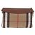 Borsa a tracolla BURBERRY Nova Check in tela Beige Gold Auth ka5033A D'oro - vista 2