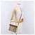 Borsa a tracolla BURBERRY Nova Check in tela Beige Gold Auth ka5033A D'oro - vista 23