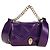 Bulgari Borsa a tracolla BVLGARI Serpenti Cabochon in pelle viola e oro Autentica 184409SAM D'oro Porpora