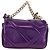 Bulgari Borsa a tracolla BVLGARI Serpenti Cabochon in pelle viola e oro Autentica 184409SAM D'oro Porpora - vista 2