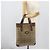Borsa Tote Burberry Nova Check in tela beige e oro Auth 189920A D'oro - vista 19