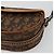 Borsa a tracolla Romantic in tela Trotter Christian Dior PVC Marrone Argento Auth 189117SM - vista 10