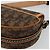 Borsa a tracolla Romantic in tela Trotter Christian Dior PVC Marrone Argento Auth 189117SM - vista 12