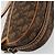 Borsa a tracolla Romantic in tela Trotter Christian Dior PVC Marrone Argento Auth 189117SM - vista 13