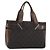 Sac à main GUCCI GG Canvas Marron foncé Argent 73984 Auth ka5065 Argenté