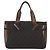 Sac à main GUCCI GG Canvas Marron foncé Argent 73984 Auth ka5065 Argenté - vue 2