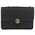 CHANEL Matelasse Chain Shoulder Bag Leather Black Gold CC Auth 188806 Nero D'oro - vista 13