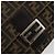 FENDI Zucca Canvas Mamma Baguette Shoulder Bag Black Brown Auth 189496SAM Marrone Nero - vista 19