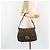 FENDI Zucca Canvas Mamma Baguette Shoulder Bag Black Brown Auth 189496SAM Marrone Nero - vista 26
