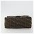 FENDI Zucca Canvas Mamma Baguette Shoulder Bag Black Brown Auth 189496SAM Marrone Nero - vista 5