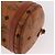 Borsa a Spalla MCM Vicetos Logogram PVC Pelle Marrone Oro Auth 190564 D'oro - vista 11