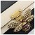 GUCCI Queen Margaret Bee Leather Outlet Black Gold 476542 Auth bs35819V Nero D'oro - vista 14