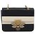 GUCCI Queen Margaret Bee Leather Outlet Black Gold 476542 Auth bs35819V Nero D'oro - vista 2