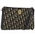Borsa a Spalla Christian Dior Trotter Canvas Navy Gold Auth 189506 D'oro Blu navy