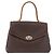 Céline Borsa a Mano CELINE Macadam Canvas PVC Marrone Oro Auth 190562 D'oro - vista 13