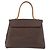 Céline Borsa a Mano CELINE Macadam Canvas PVC Marrone Oro Auth 190562 D'oro - vista 2
