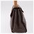 Céline Borsa a Mano CELINE Macadam Canvas PVC Marrone Oro Auth 190562 D'oro - vista 3