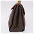 Céline Borsa a Mano CELINE Macadam Canvas PVC Marrone Oro Auth 190562 D'oro - vista 4