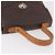 Céline Borsa a Mano CELINE Macadam Canvas PVC Marrone Oro Auth 190562 D'oro - vista 6