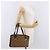 Borsa Christian Dior Trotter Beige Oro Auth 189192 D'oro - vista 25