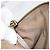FENDI Zucchino Canvas Hand Pouch Beige Gold Authentisch 188611A Golden - Ansicht 12