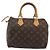 LOUIS VUITTON Borsa Monogram Speedy 25 M41528 LV Auth am12008A Monogramma - vista 2