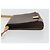 Céline Borsa a Spalla CELINE Macadam Canvas PVC Pelle Marrone Oro Auth 189539A D'oro - vista 4