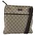 Borsa a tracolla GUCCI GG Supreme PVC Beige Argento 141626 Auth 190277A